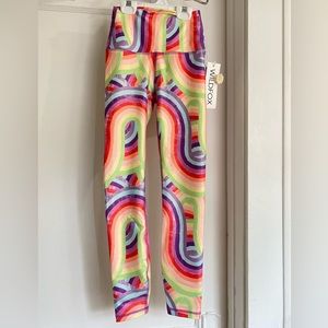 WILDFOX Soleil Stripes High Waist Leggings• Size XS•NWT!